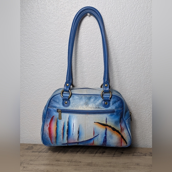 Anuschka Hand Painted Leather Bag - Picture 2 of 16
